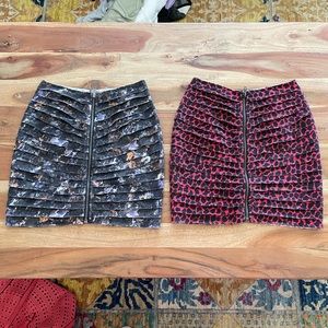 Womens Lot of 2 silence + noise skirts. XS